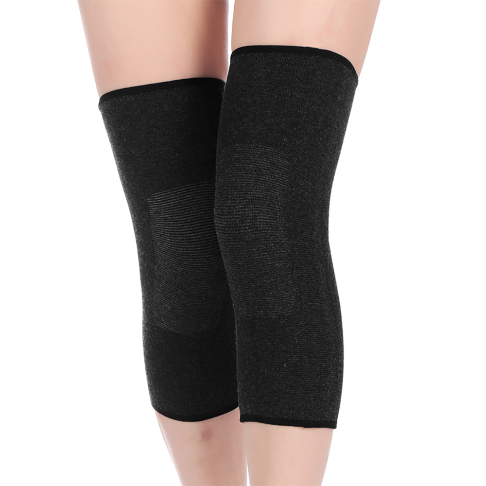 편안한 무릎 보온 보호대 2p세트(L) (블랙)