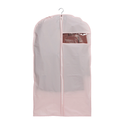 PEVA 심플 투명창 옷커버(핑크) (60x110cm)