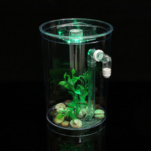 자동 물갈이 LED 어항 풀세트 소형어 물고기 수조